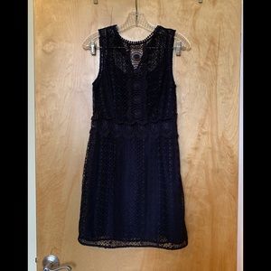 H&M Navy Blue lacy dress